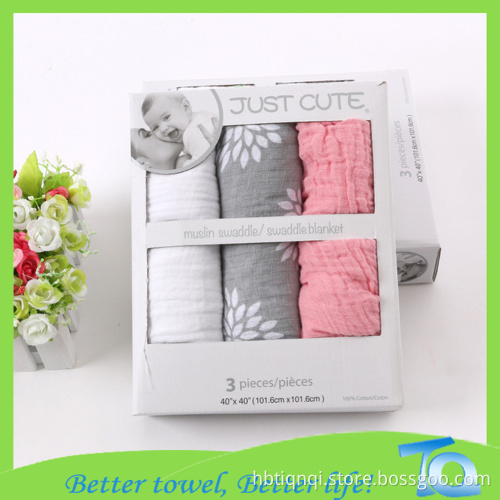 Organic 2 Layers Gauze Bath Towel Muslin Sleepsack Swaddle